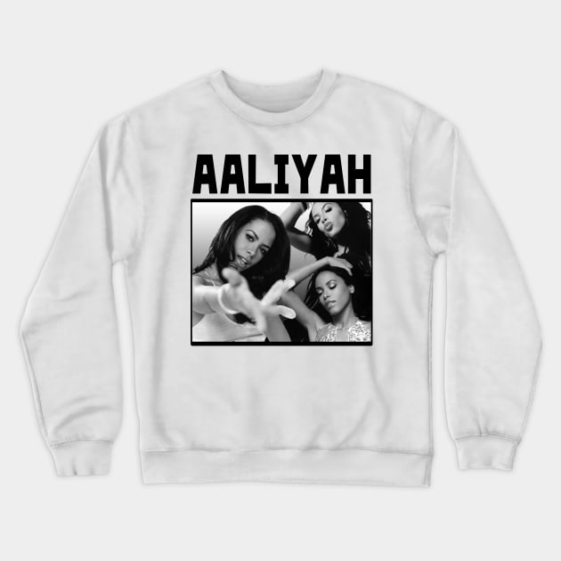 AALIYAH Crewneck Sweatshirt by Pemandangan Kenangan 2000